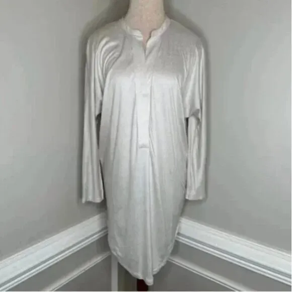 HANRO Women's Sleep and Lounge Long Sleeve Sleepwear Quiet Luxury Size Small