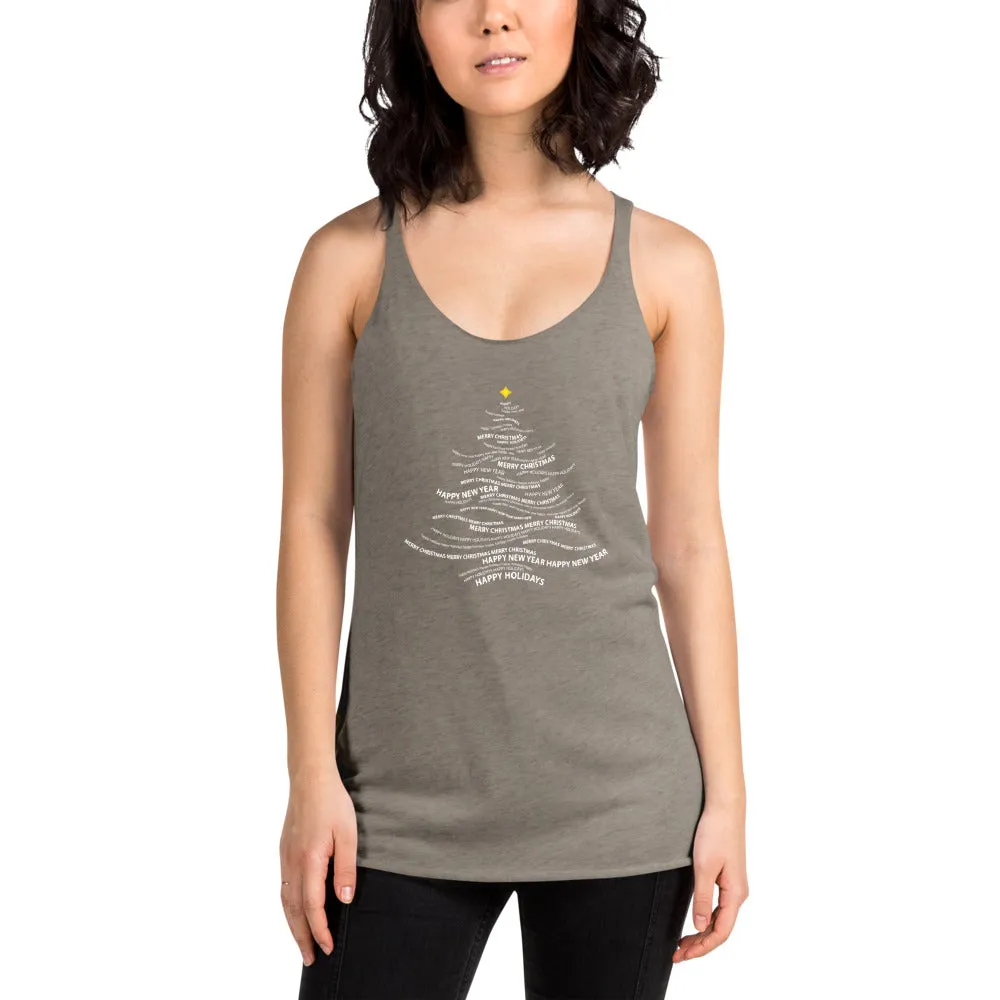 Happy Holidays in Every Way - Women's Racerback Tank