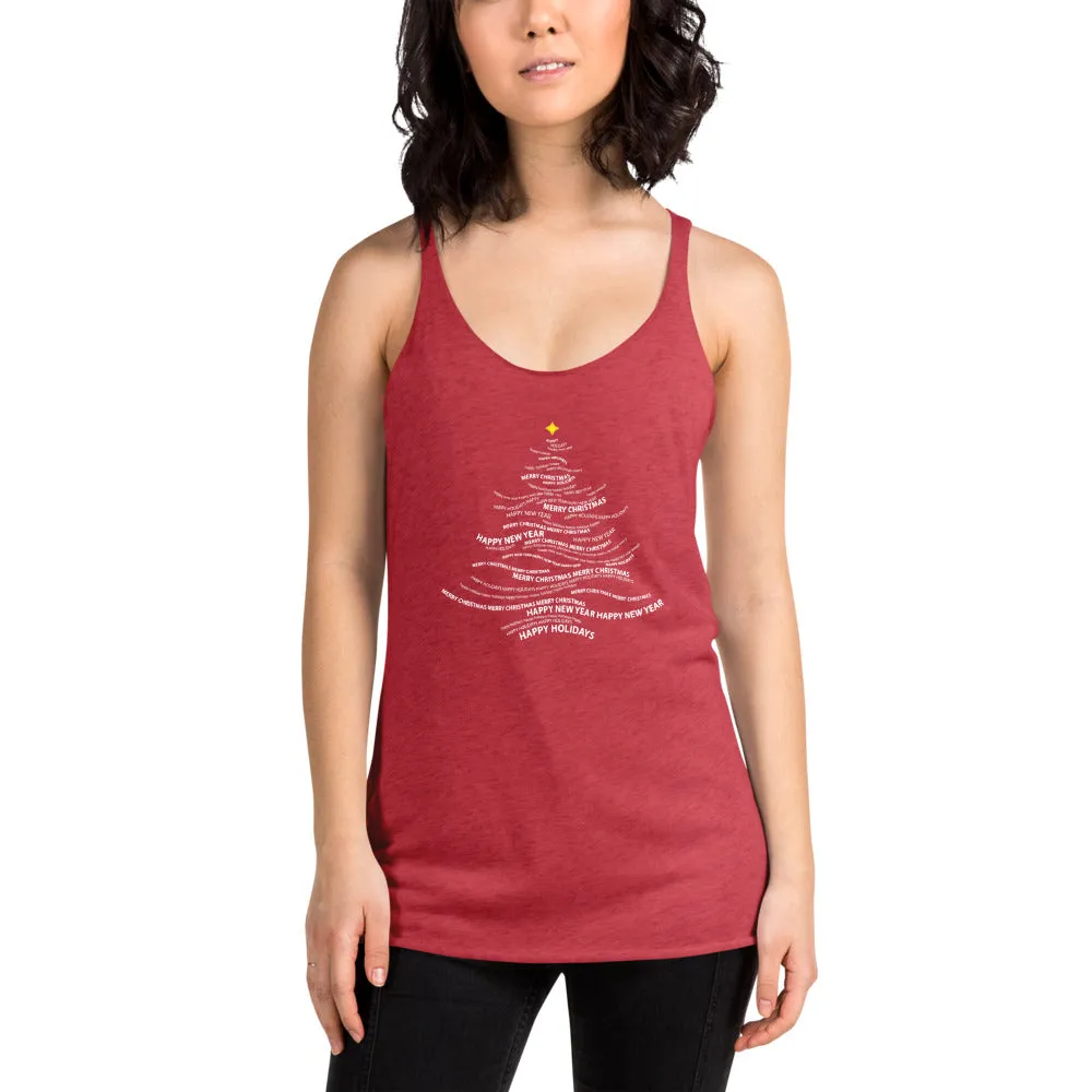 Happy Holidays in Every Way - Women's Racerback Tank