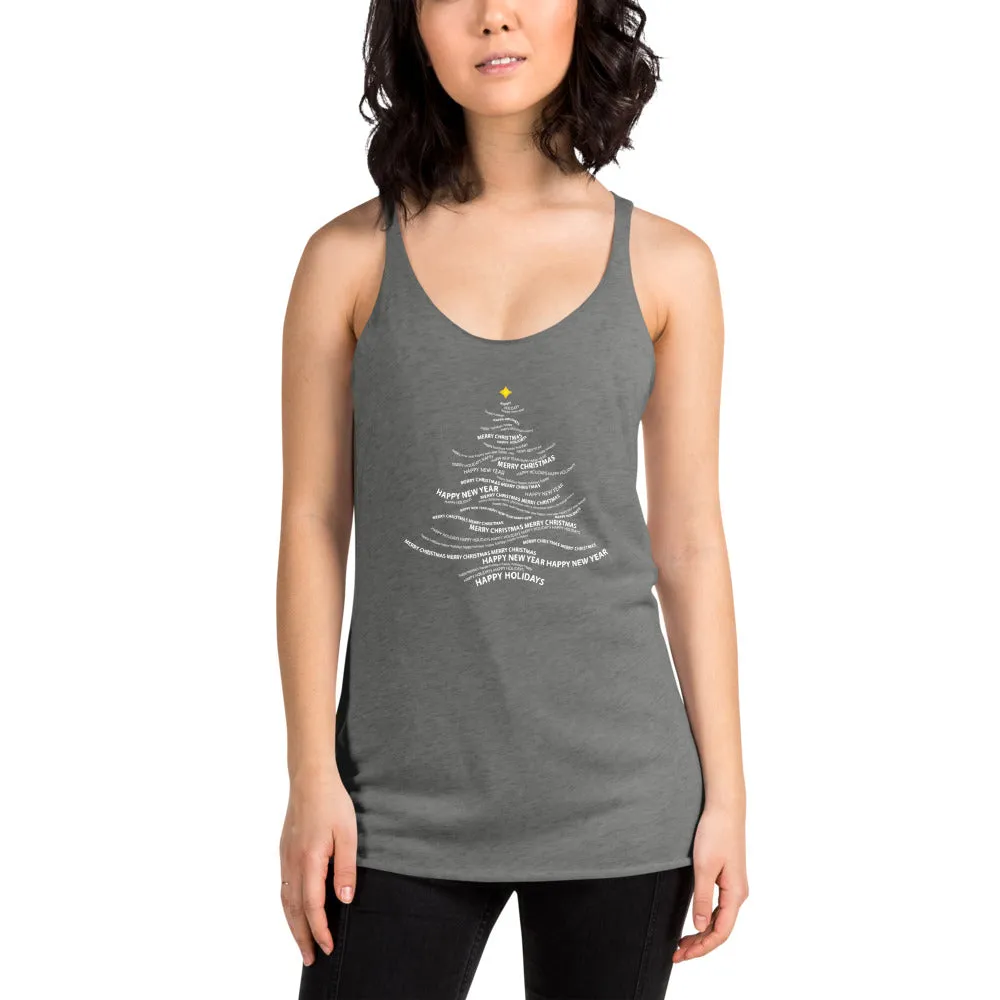 Happy Holidays in Every Way - Women's Racerback Tank