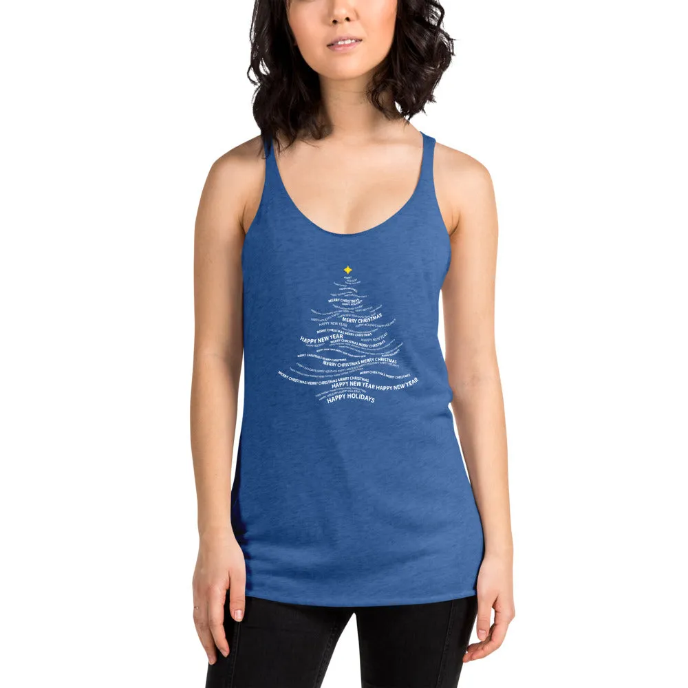 Happy Holidays in Every Way - Women's Racerback Tank