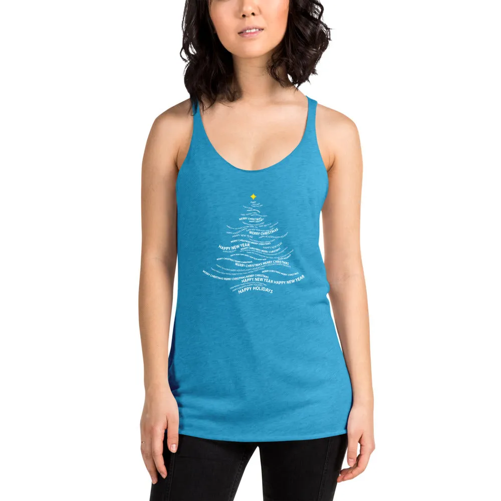 Happy Holidays in Every Way - Women's Racerback Tank