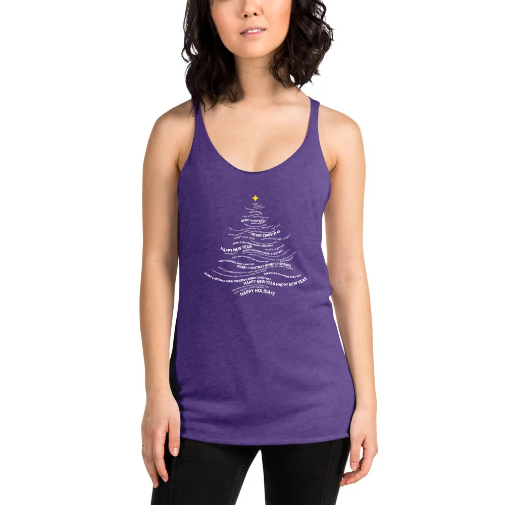 Happy Holidays in Every Way - Women's Racerback Tank