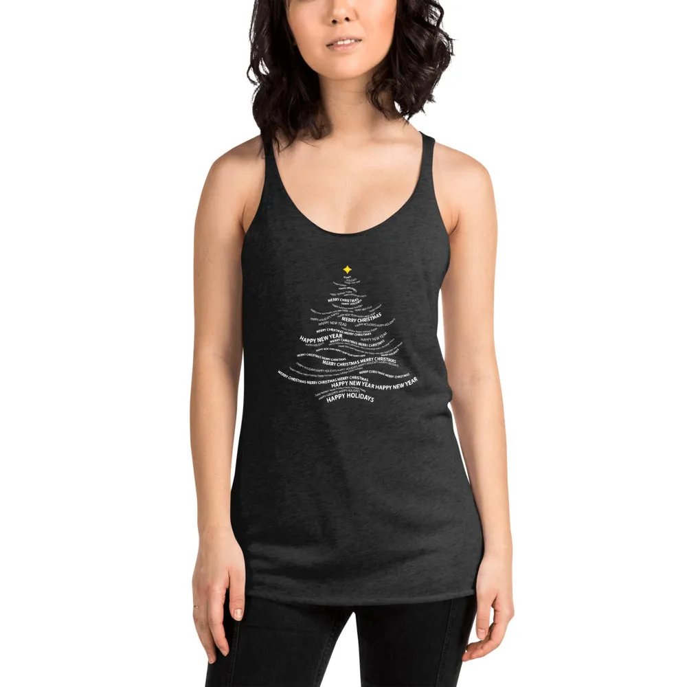 Happy Holidays in Every Way - Women's Racerback Tank