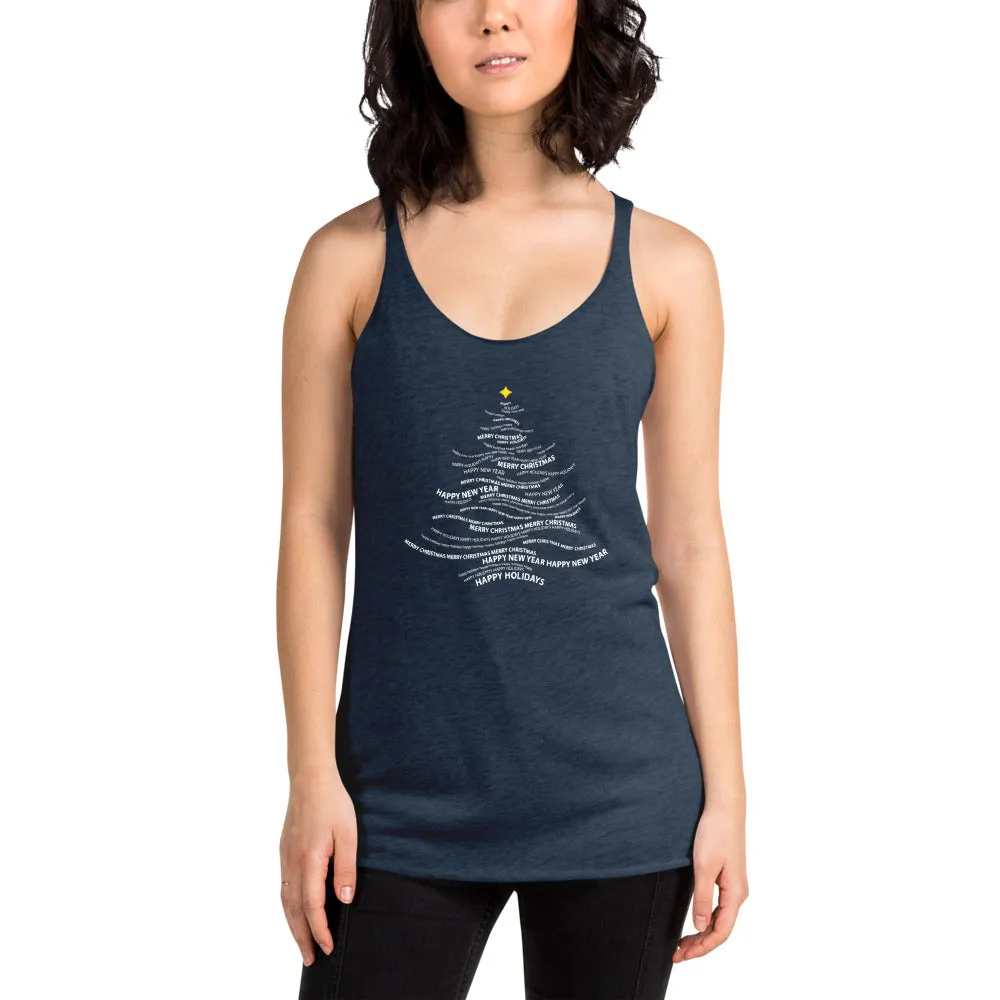 Happy Holidays in Every Way - Women's Racerback Tank