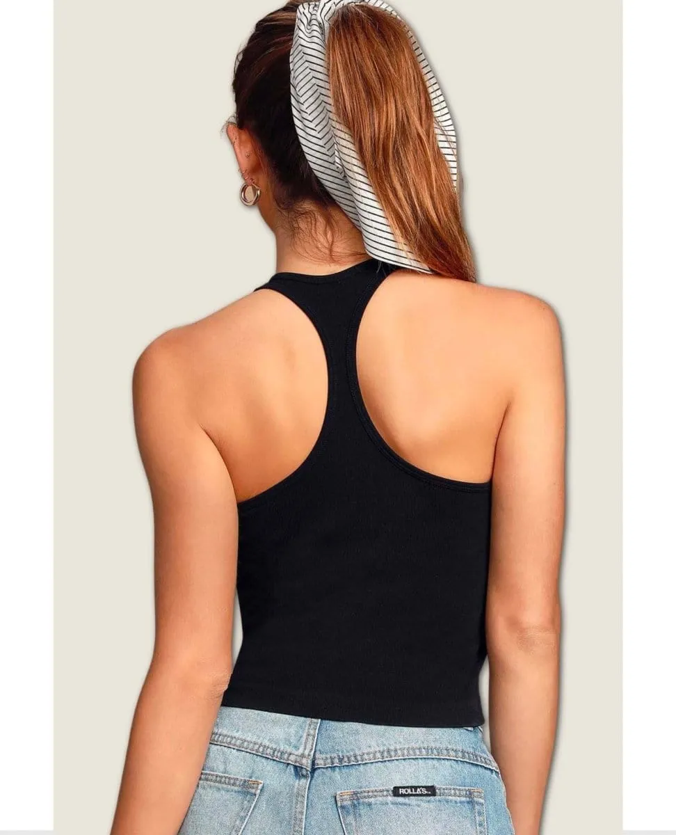 Hayley Racerback Brami Black