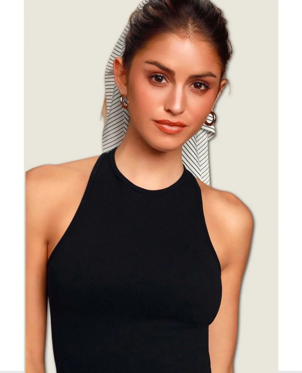 Hayley Racerback Brami Black