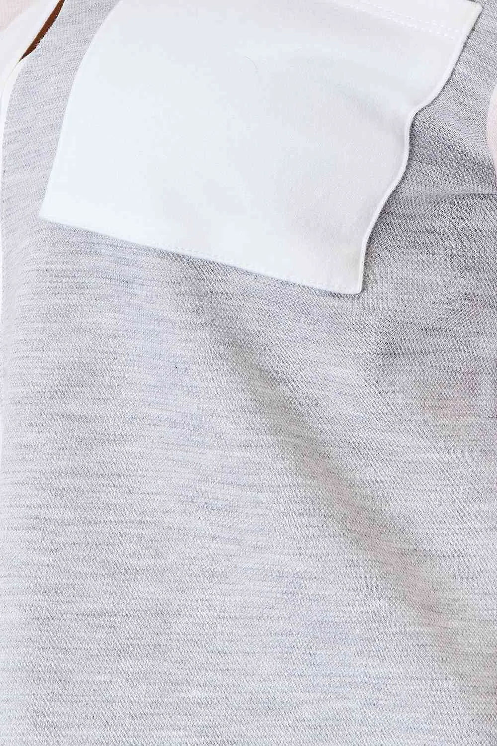 Hazel Blues® |  Double Take Color Block Curved Hem Shirt