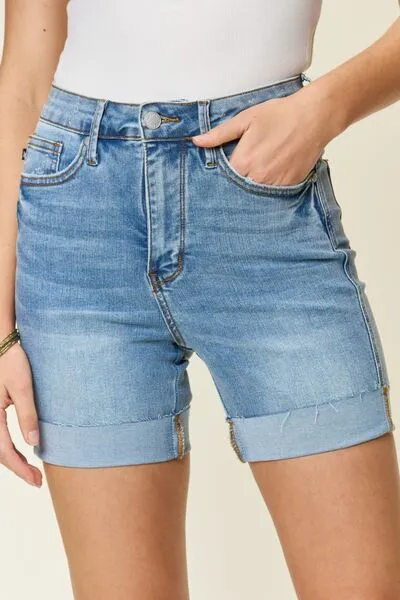Hazel Blues® |  Judy Blue Tummy Control High Waist Denim Shorts