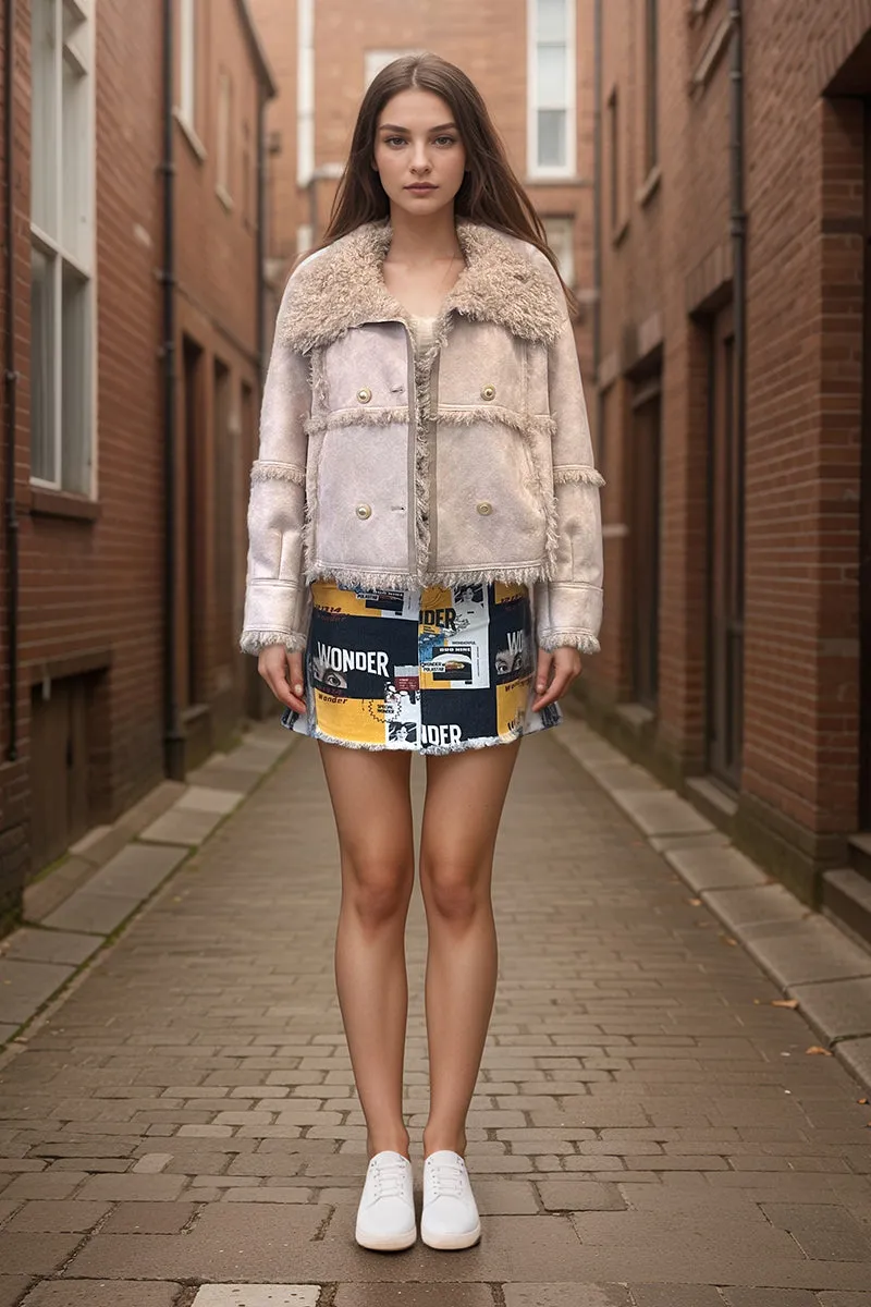 HCT001 Faux Collar Coat Outerwear