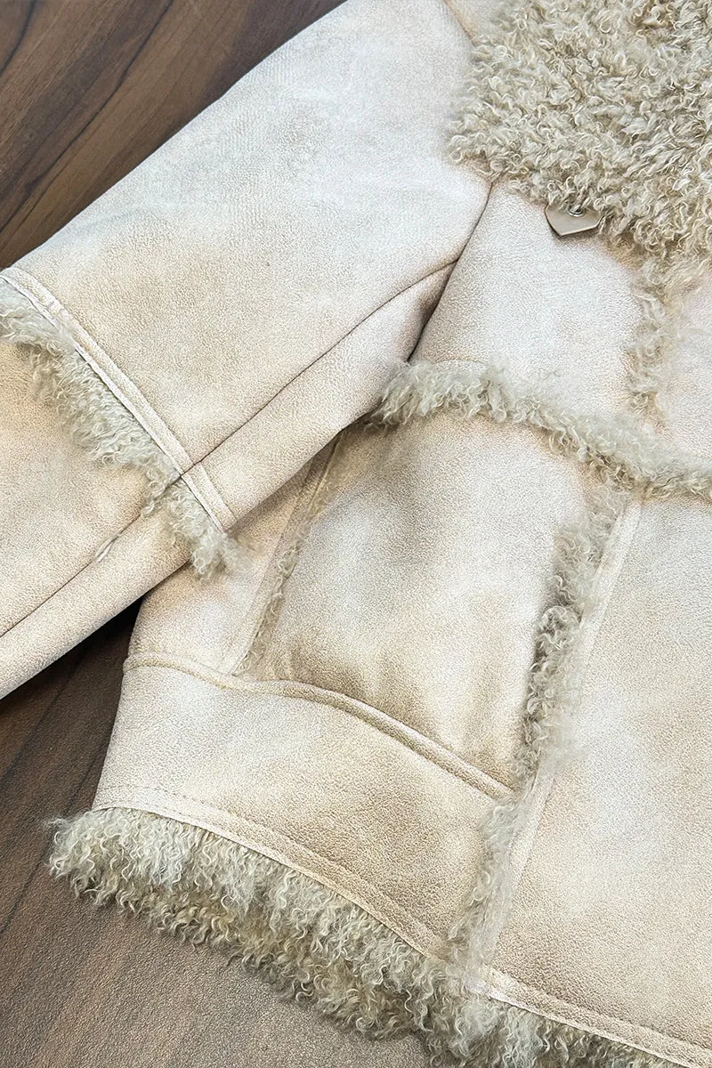 HCT001 Faux Collar Coat Outerwear