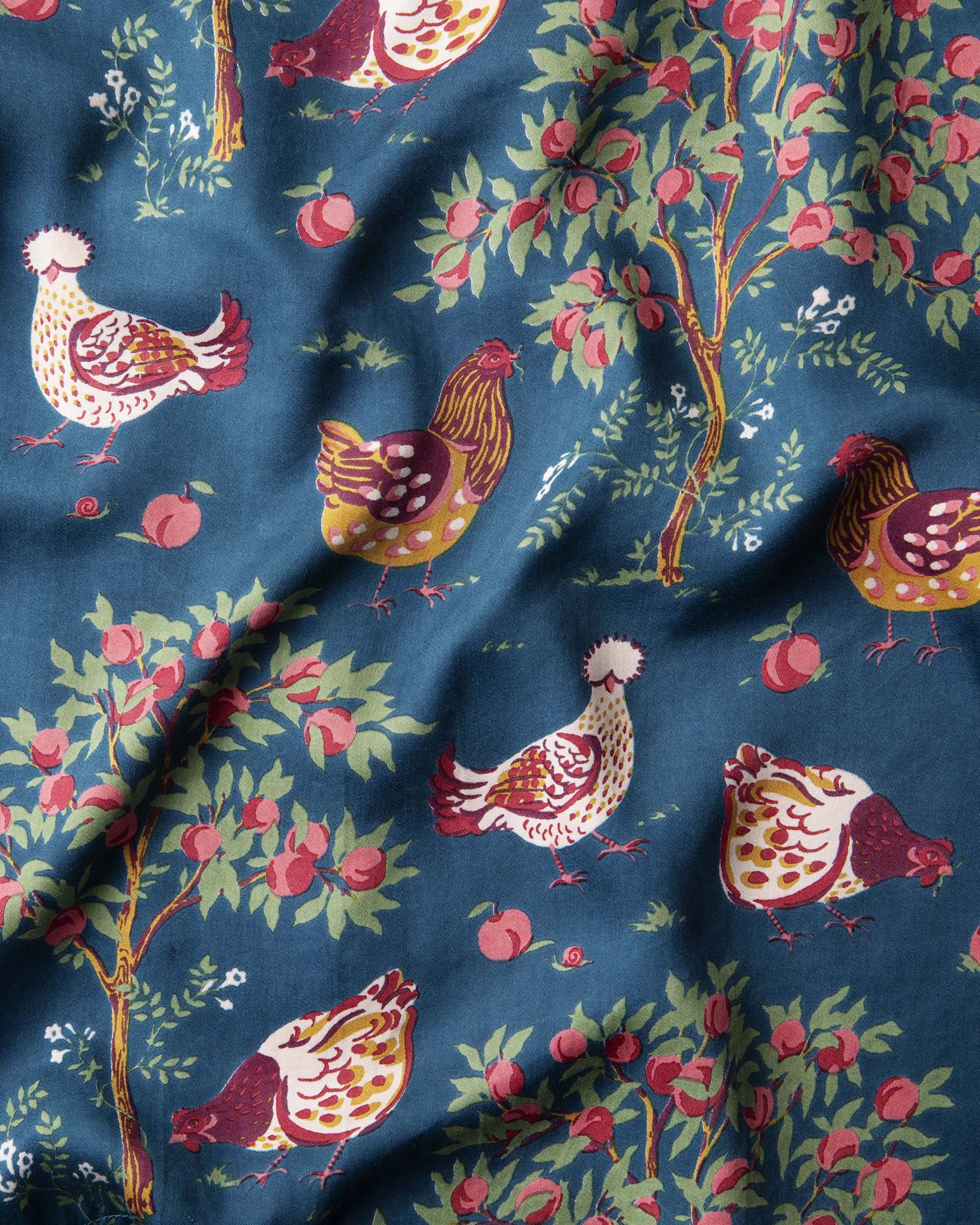 Hen House - Satin Wildest Dreams Set - Navy