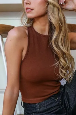 High Neck Racerback Brami Top
