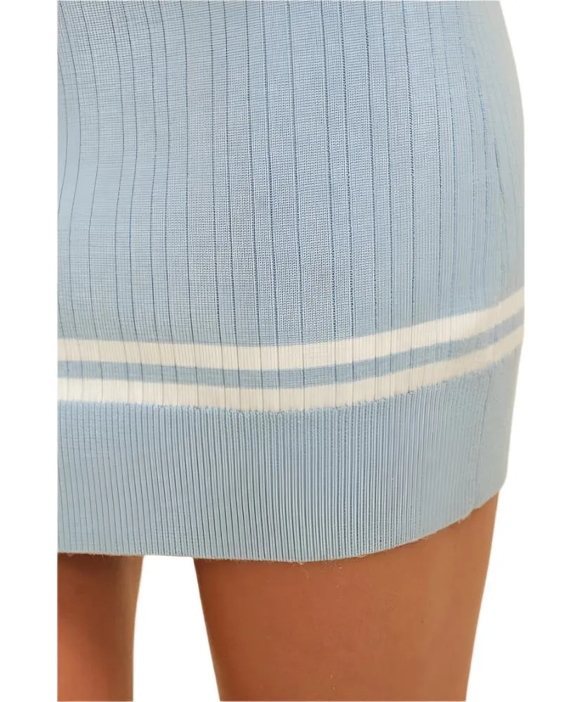 Hilton High Waisted Knit Mini Skirt