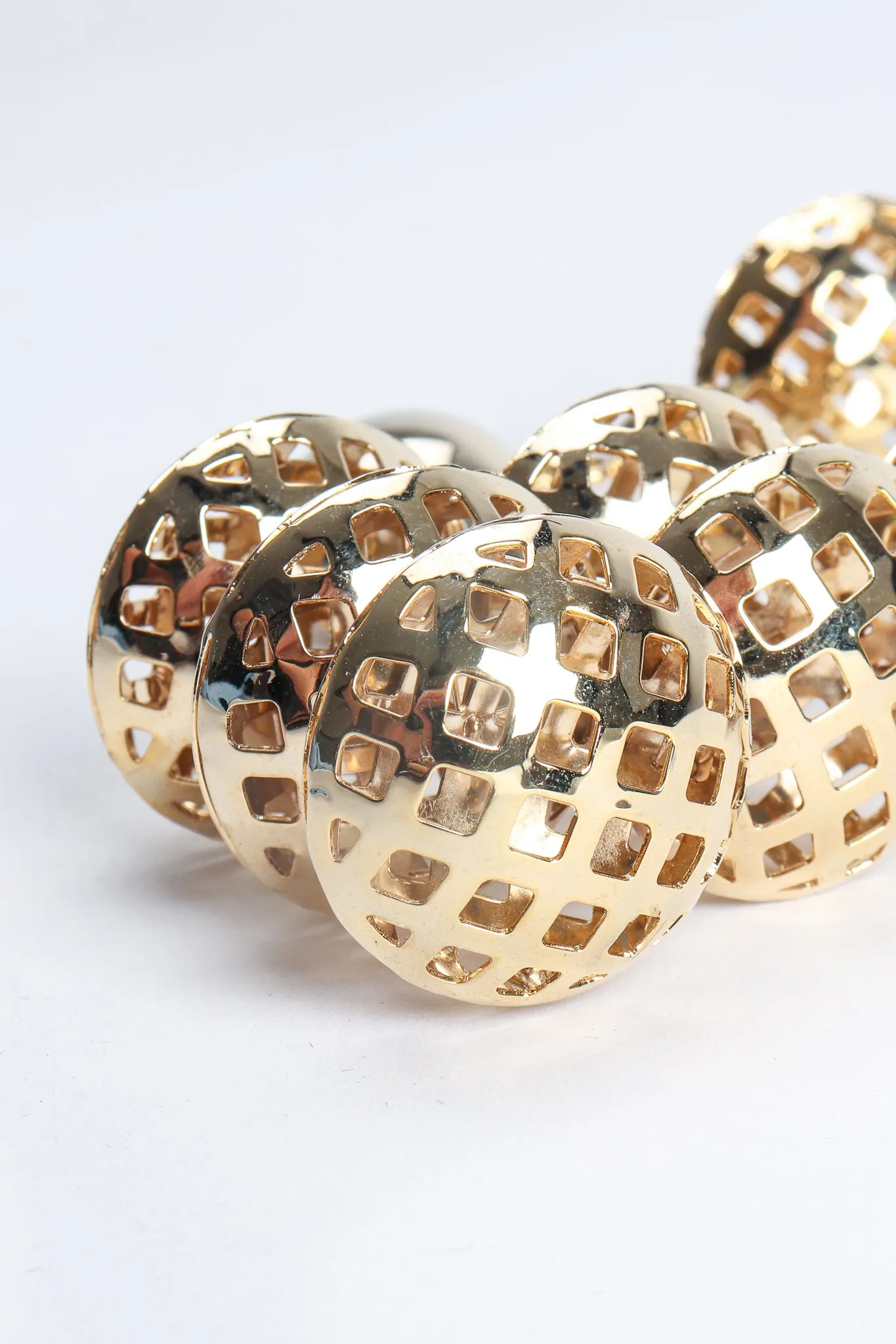 Honeycomb Pyramid Earrings