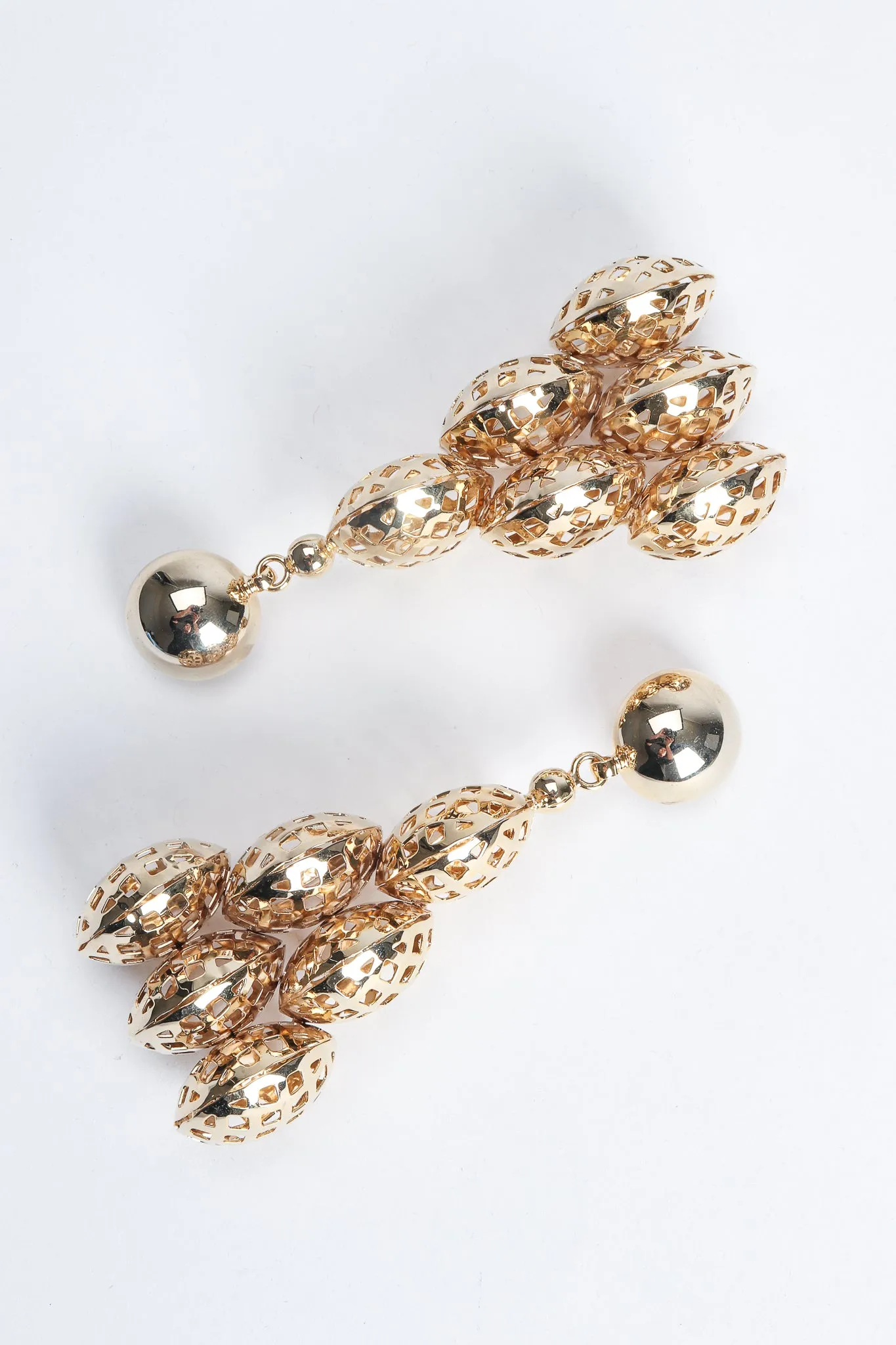 Honeycomb Pyramid Earrings