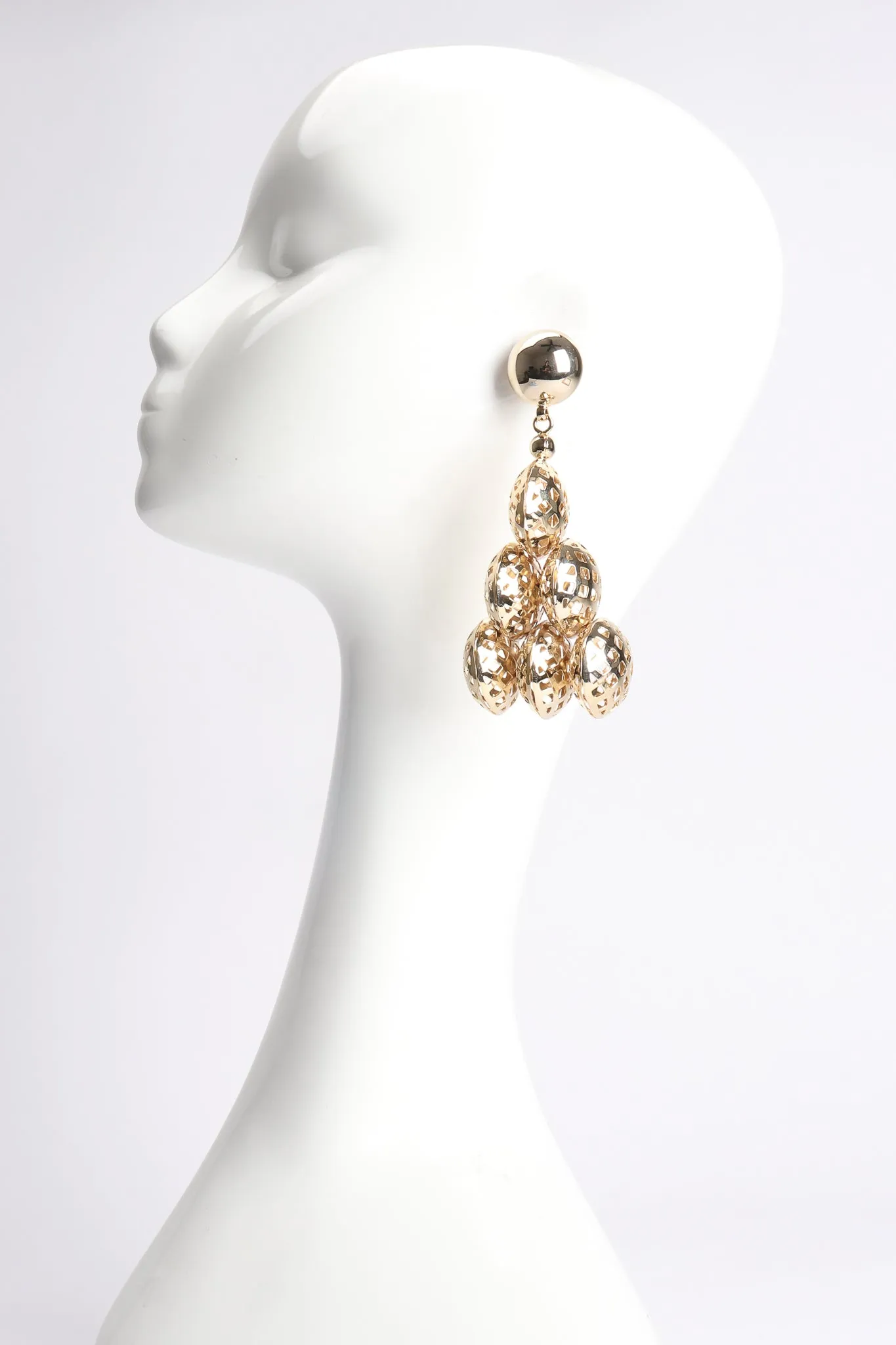 Honeycomb Pyramid Earrings