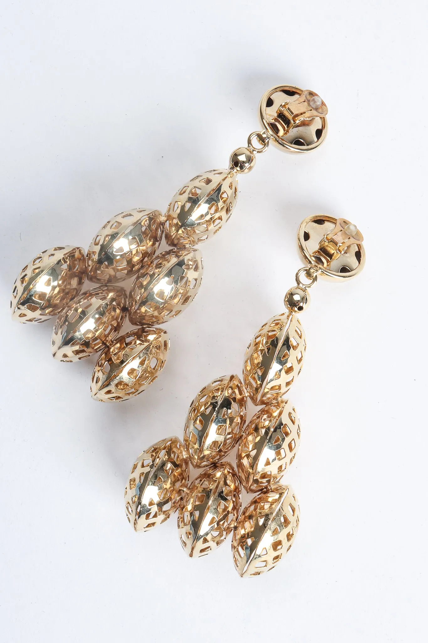 Honeycomb Pyramid Earrings