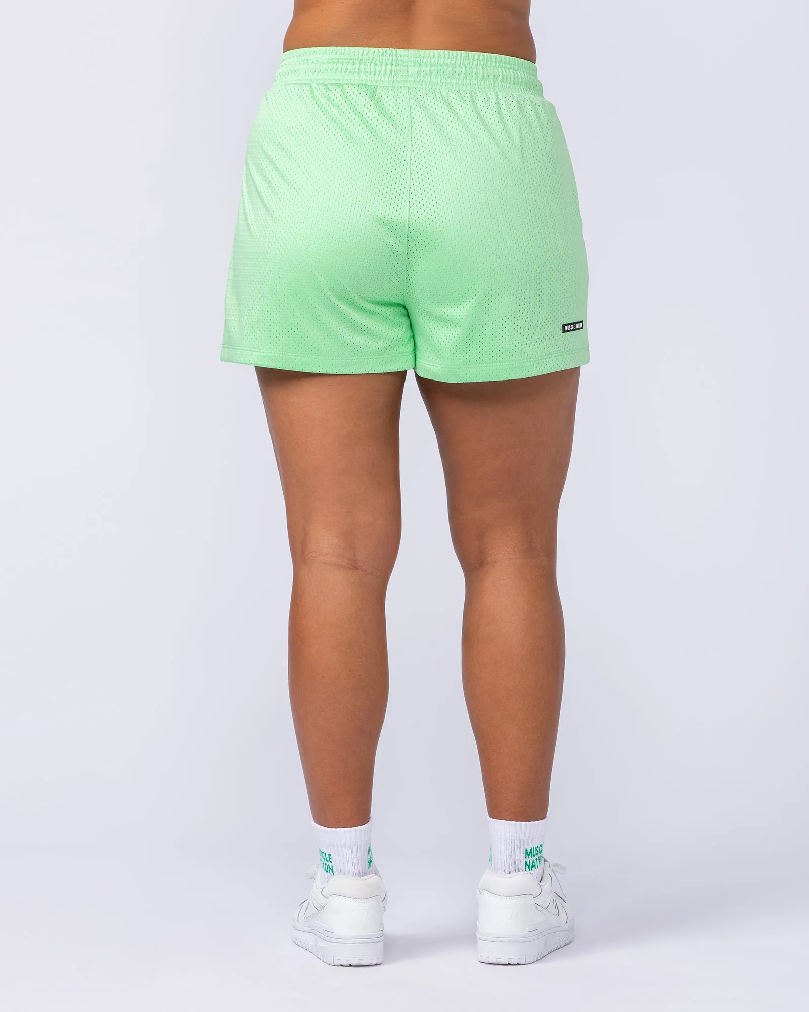 Hoops 3" Shorts - Lime Splice
