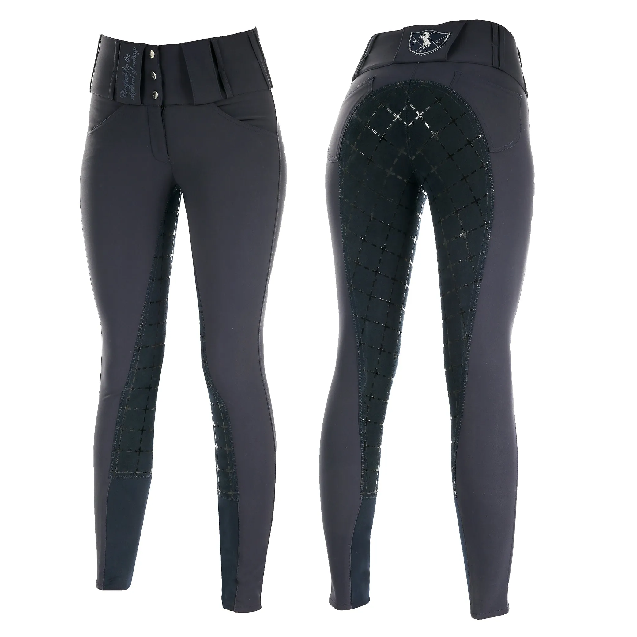 Horze Desiree Ladies Breeches Peacoat Dark Blue