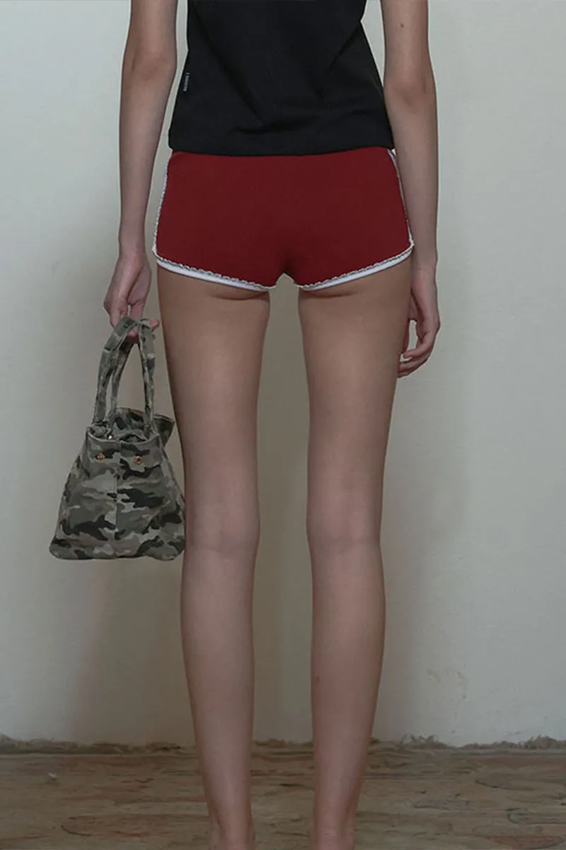 HPP1237 Printed Tie-Waist Shorts