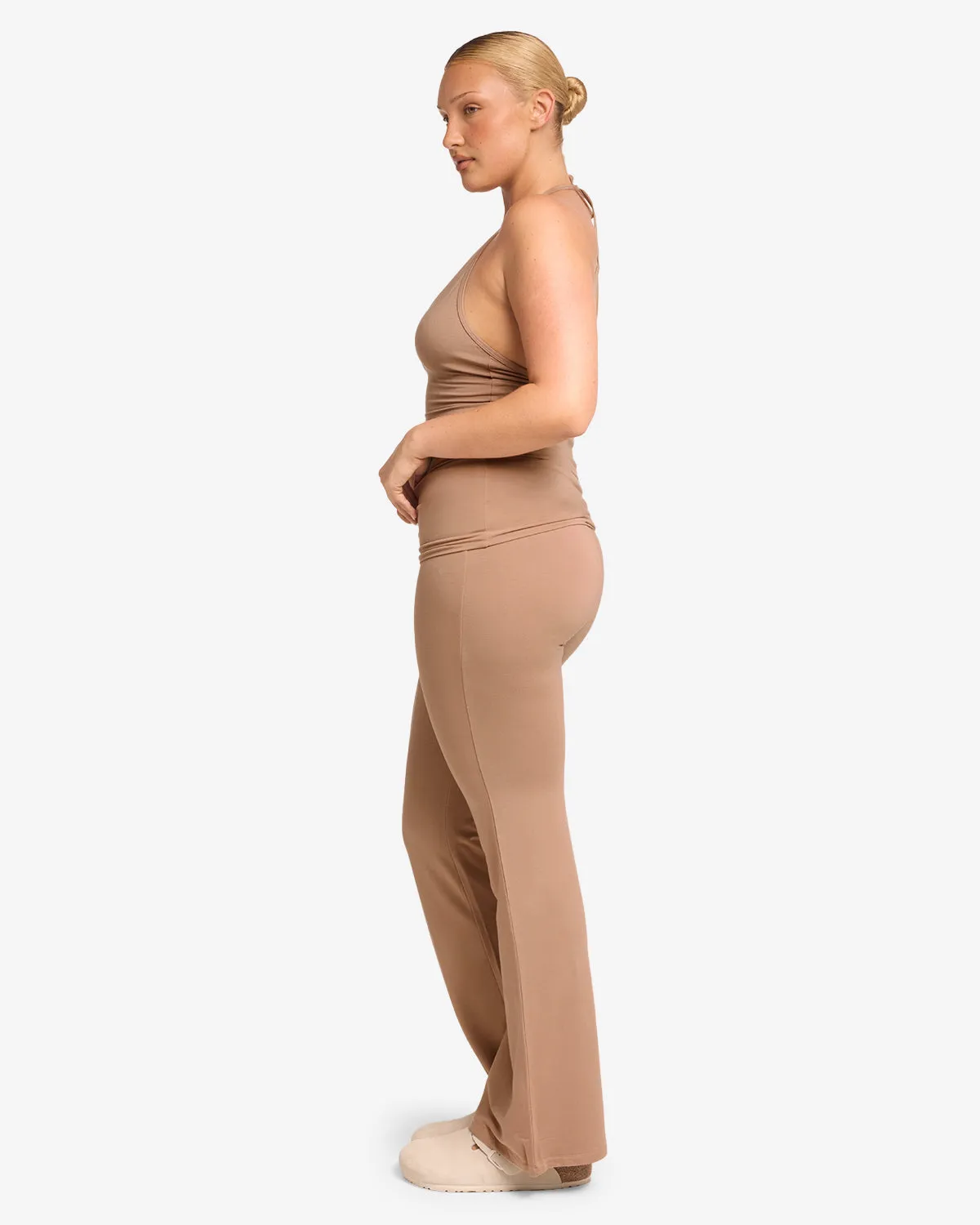 IM Jersey Flare Pant | Toffee