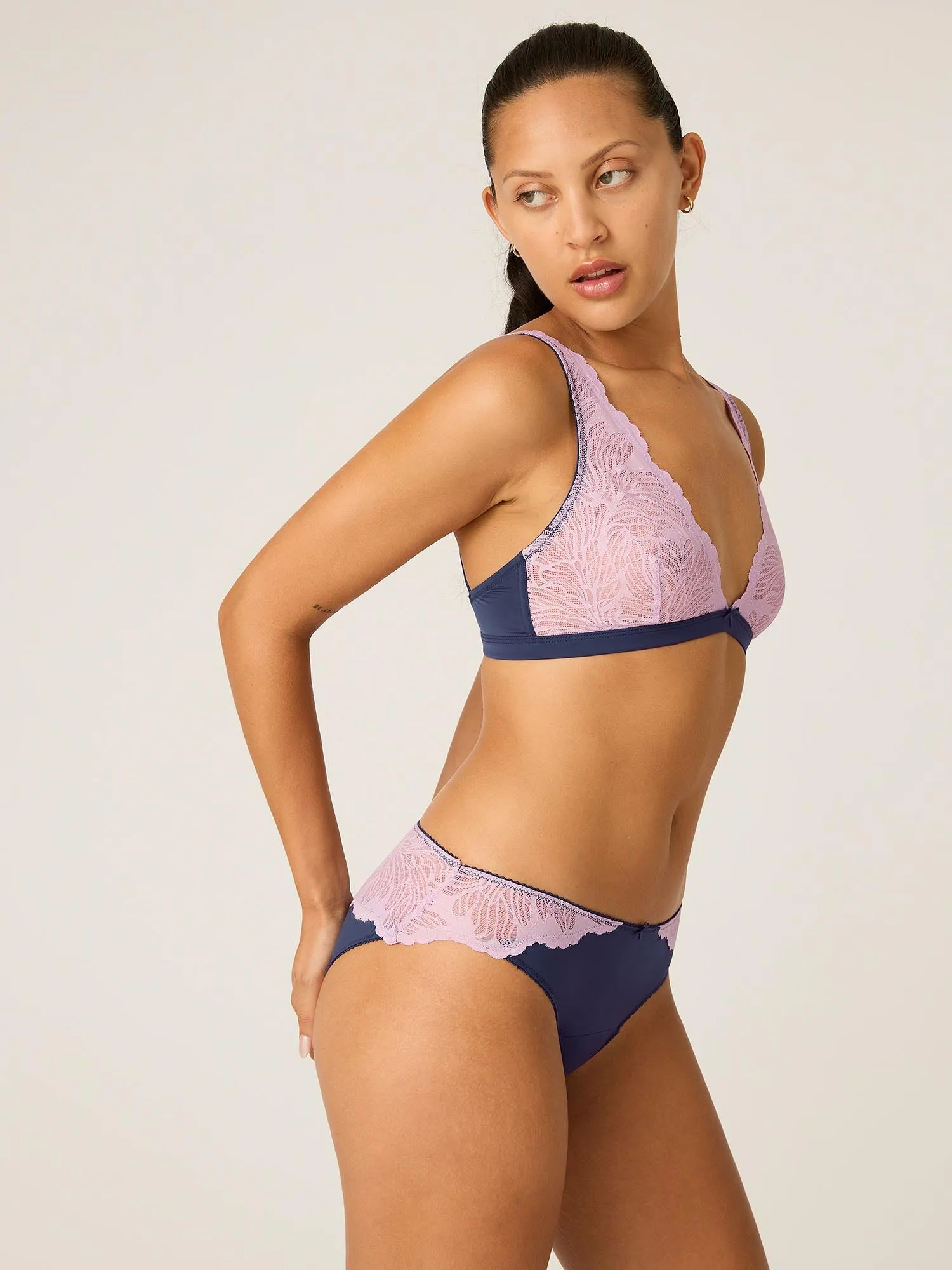 Ines Midi Brief Moderate-Heavy Riviera Blue