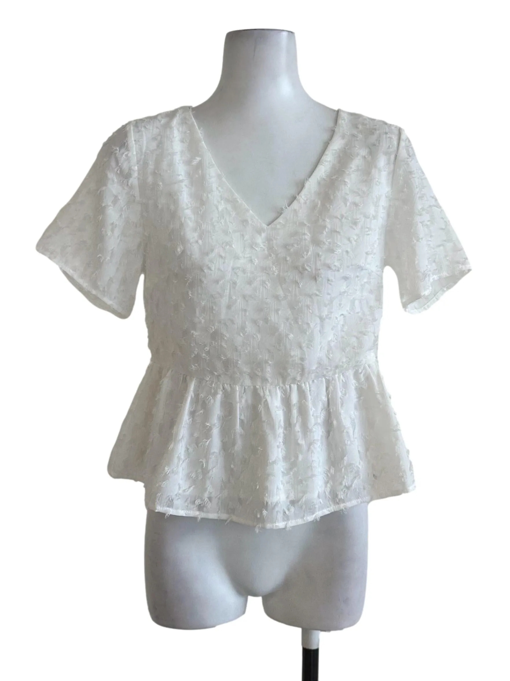 Ivory White Lace Top