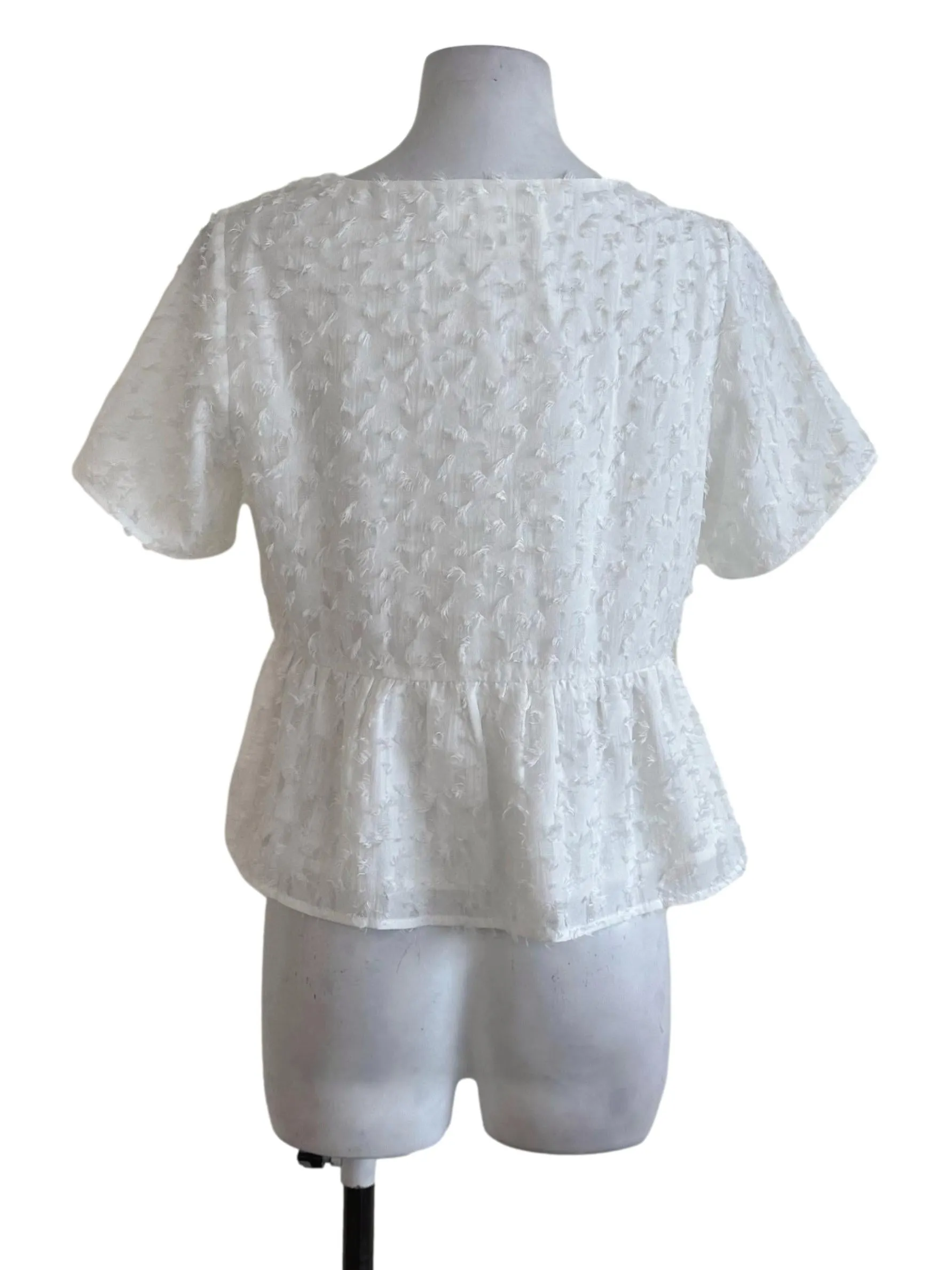 Ivory White Lace Top