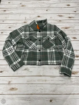 Jacket Shirt By Cme In Plaid Pattern, Size: L