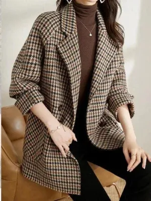 Jacket - Timeless - Subtle Pattern, Relaxed Fit - Ideal for Everyday Use