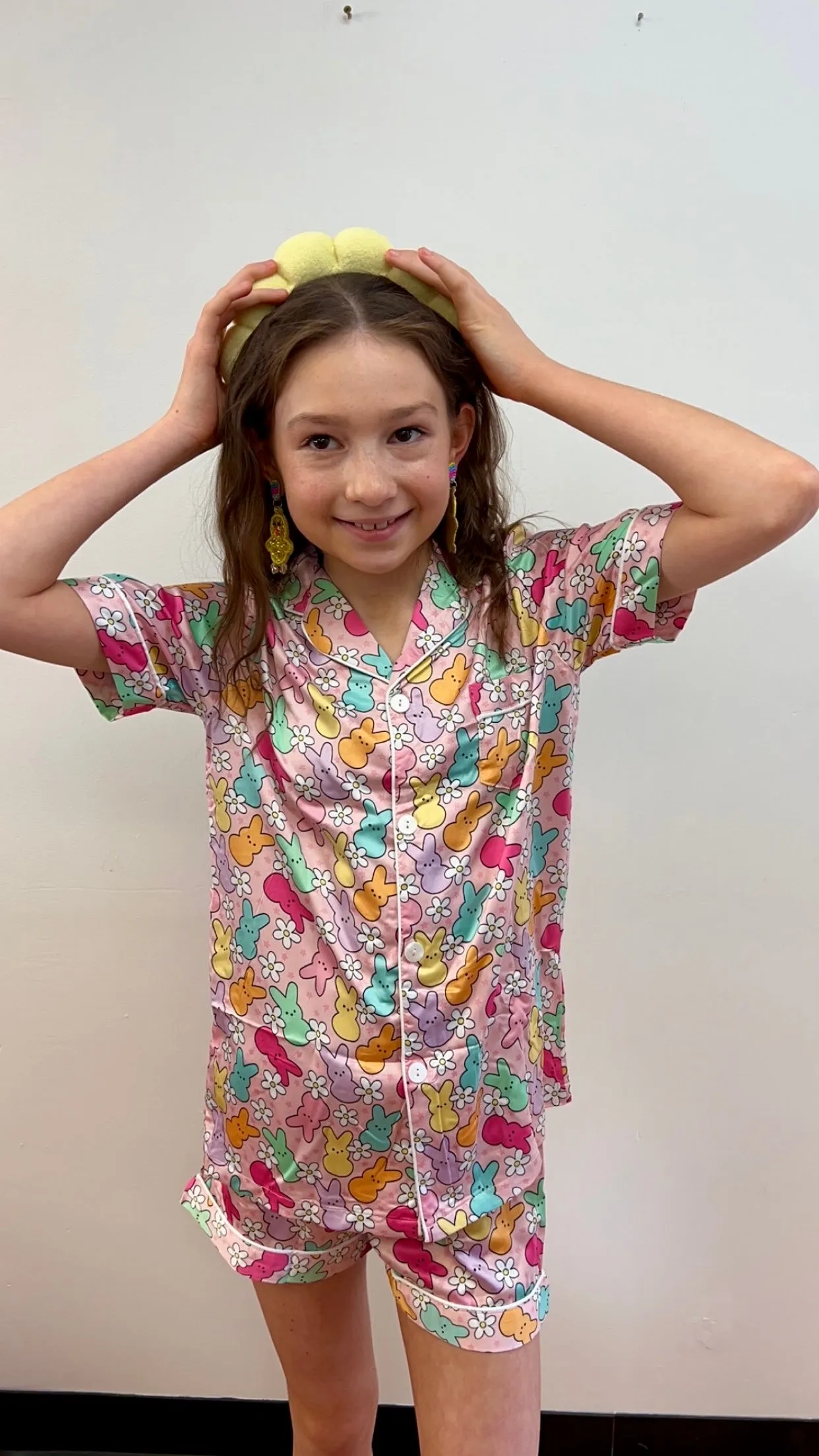 JM Girls Peep This Silky Pajama Set