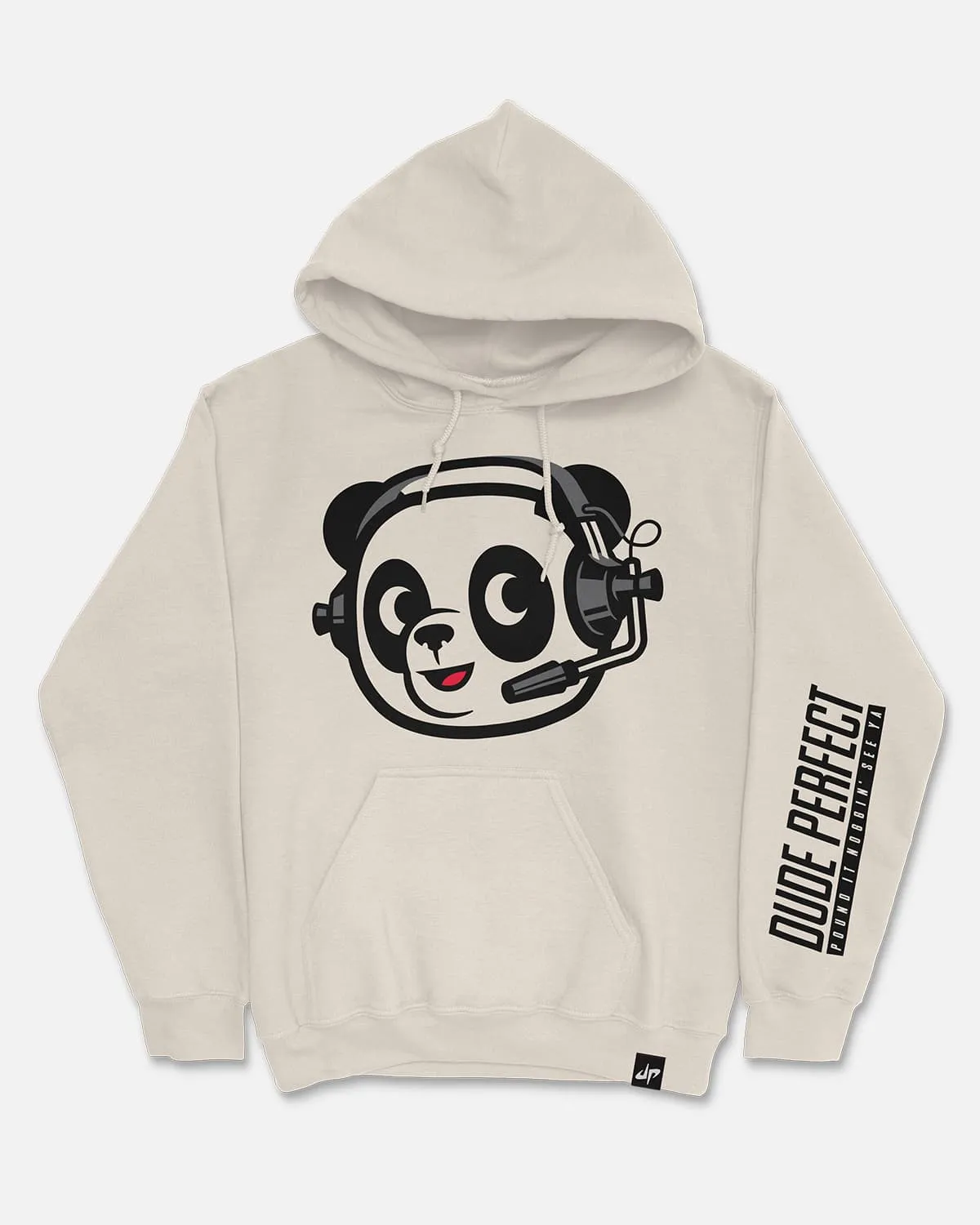 John Panda Headset Hoodie (Cream)