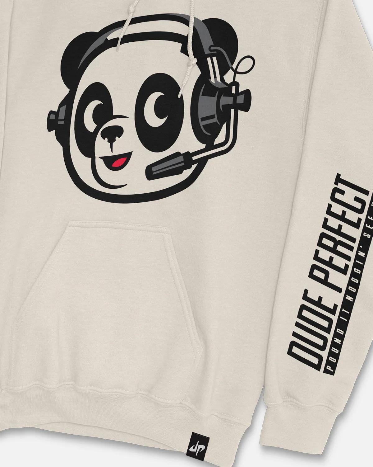 John Panda Headset Hoodie (Cream)