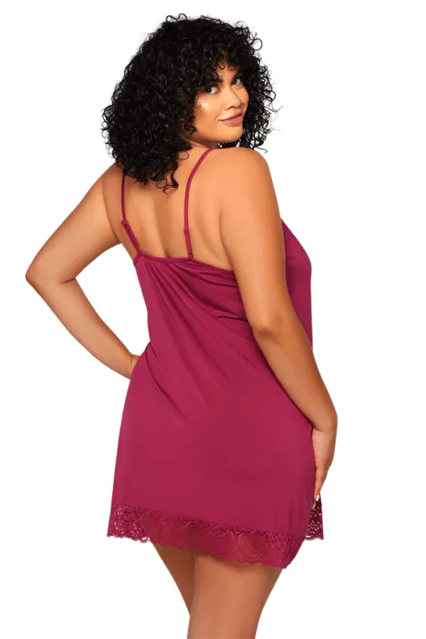 Josephine Chemise - Raspberry