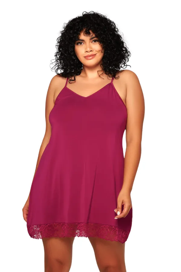 Josephine Chemise - Raspberry