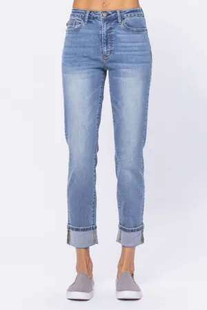 Judy Blue Hi Waist Vintage Wash Boyfriend 8685 6/20/24