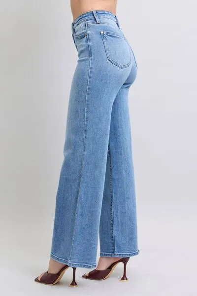 Judy Blue Wide Leg Jeans with Pockets