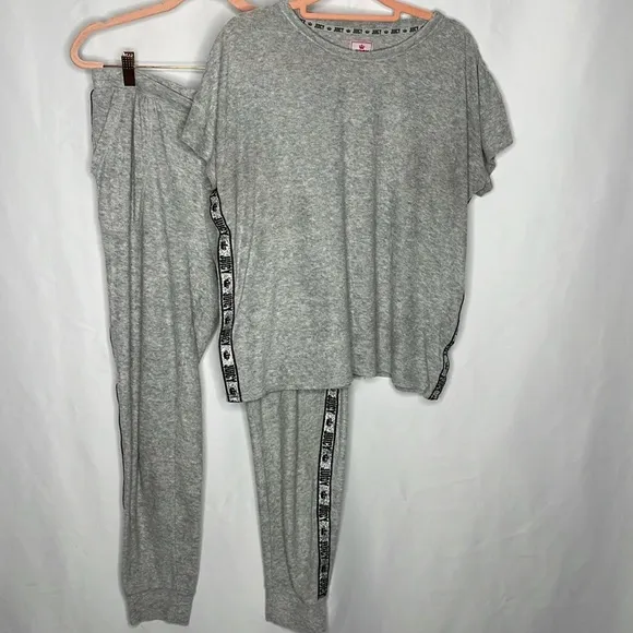 Juicy Couture Gray Sleepwear Pajamas Loungewear Pants Set | Size L