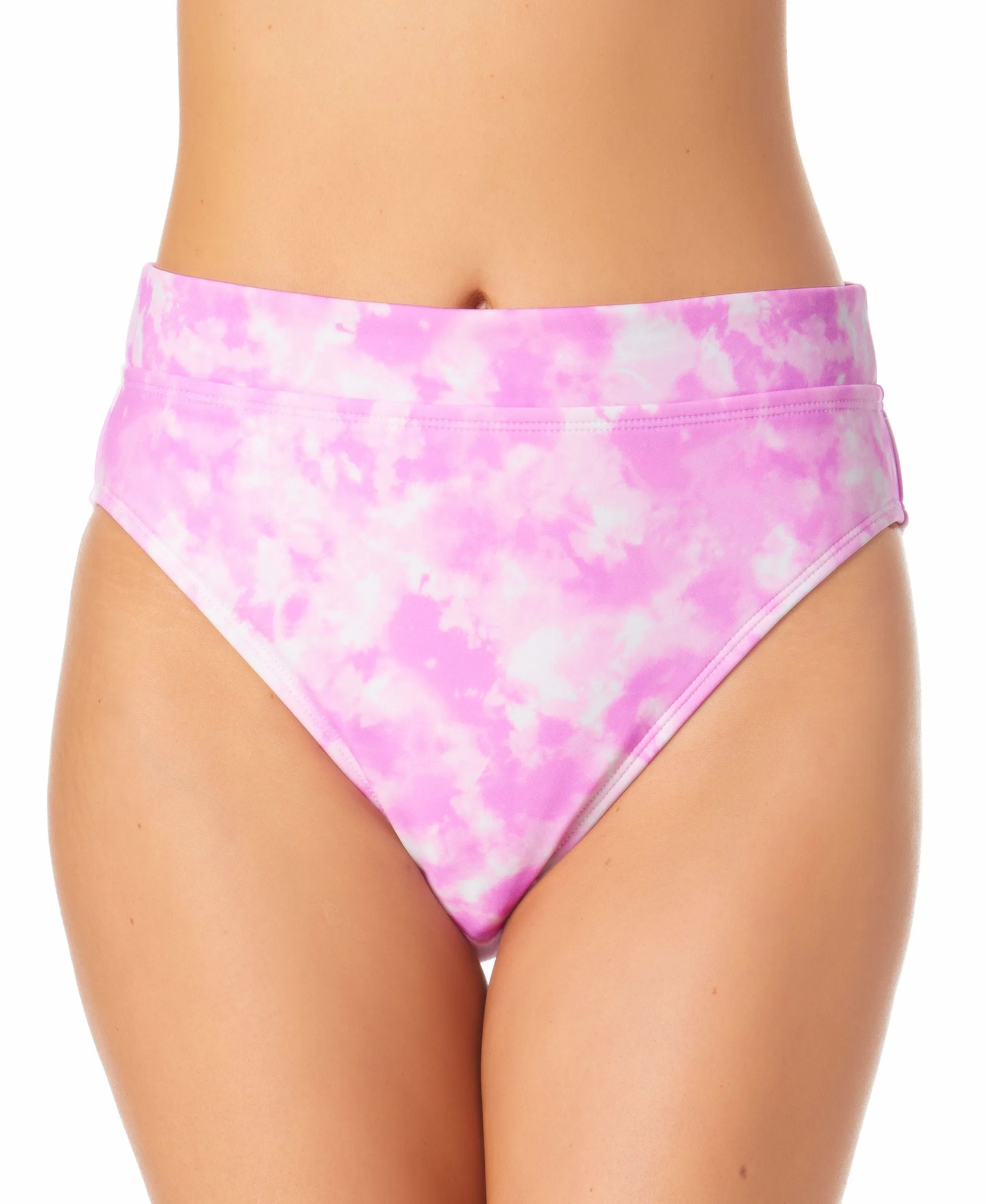 Juniors' Printed High-Waist Bikini Bottoms