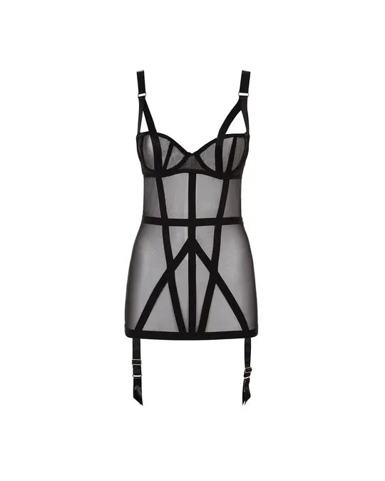 Karolina Basque In Black - Bluebella