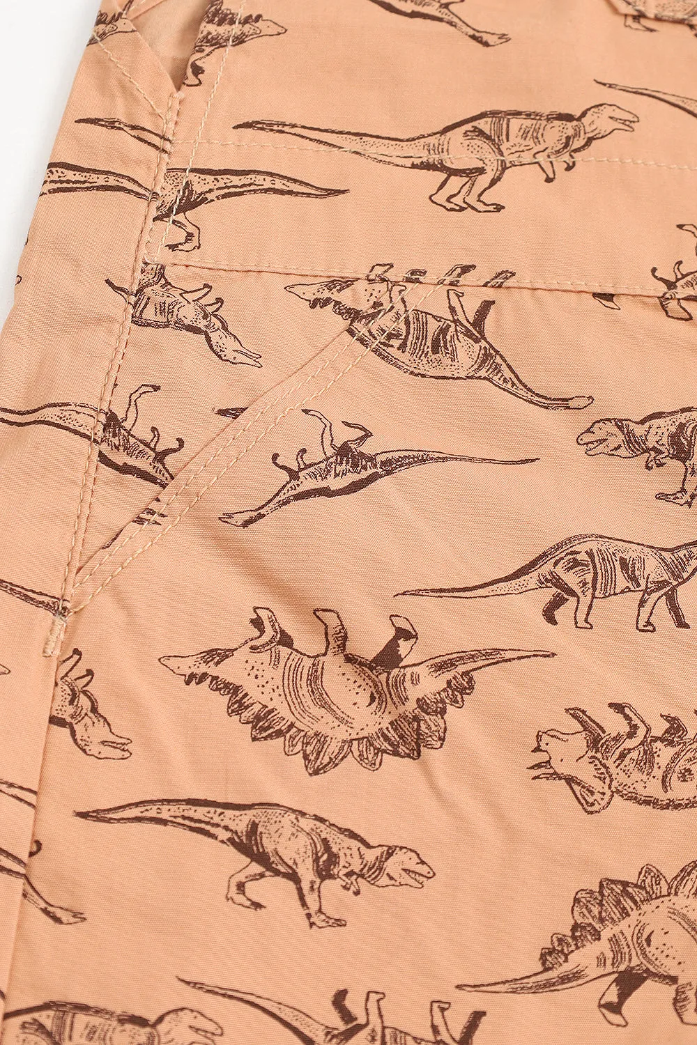 KIDS DUNGREE SHORTS - PRINTED