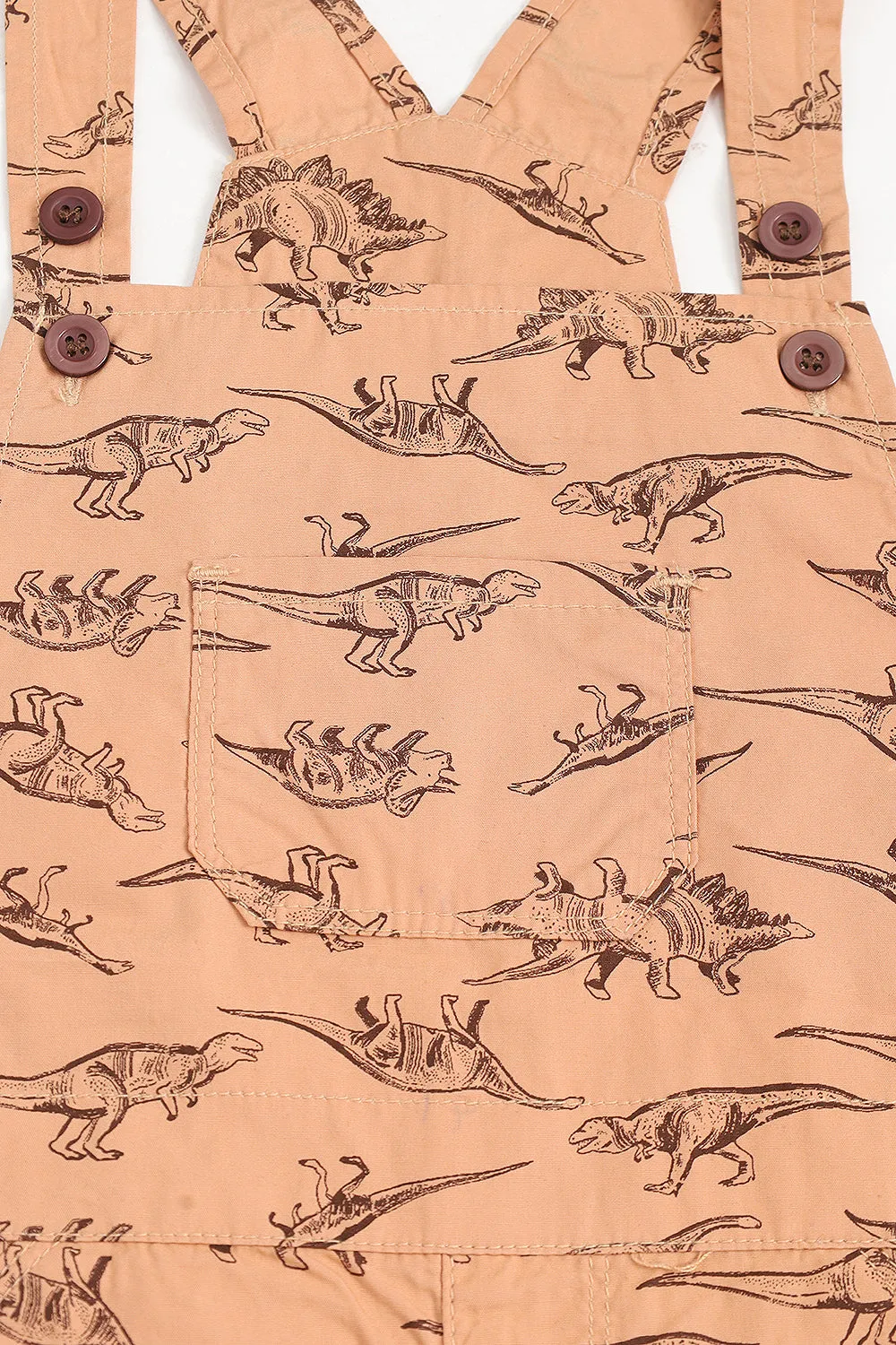 KIDS DUNGREE SHORTS - PRINTED