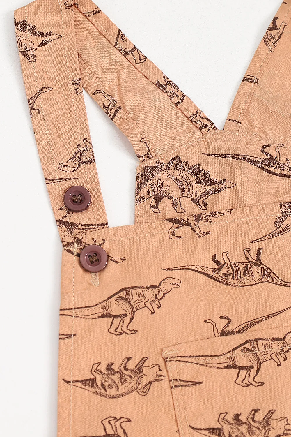 KIDS DUNGREE SHORTS - PRINTED