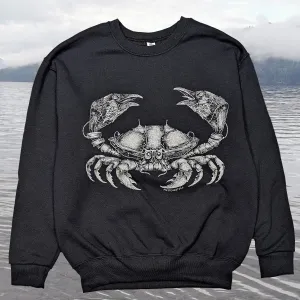Kids Steampunk Crab crewneck sweater
