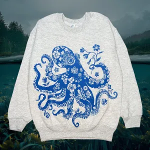 Kids Summer Octopus crewneck sweater