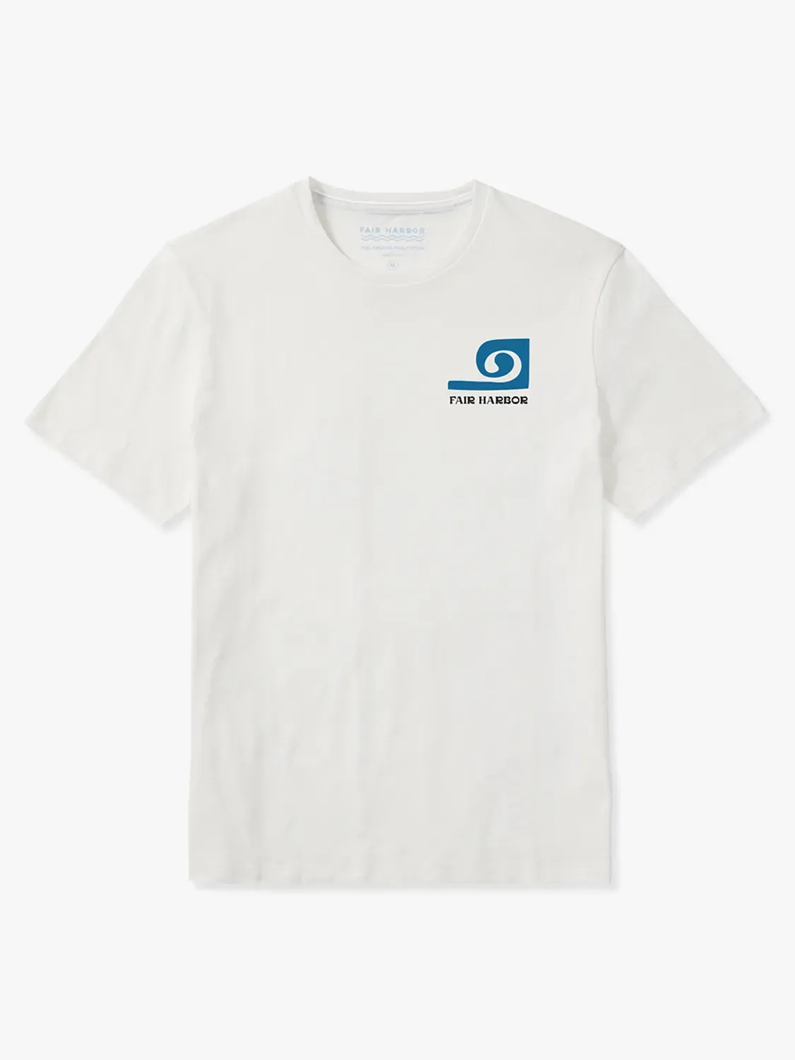 Kismet Tee | White Rolling Waves