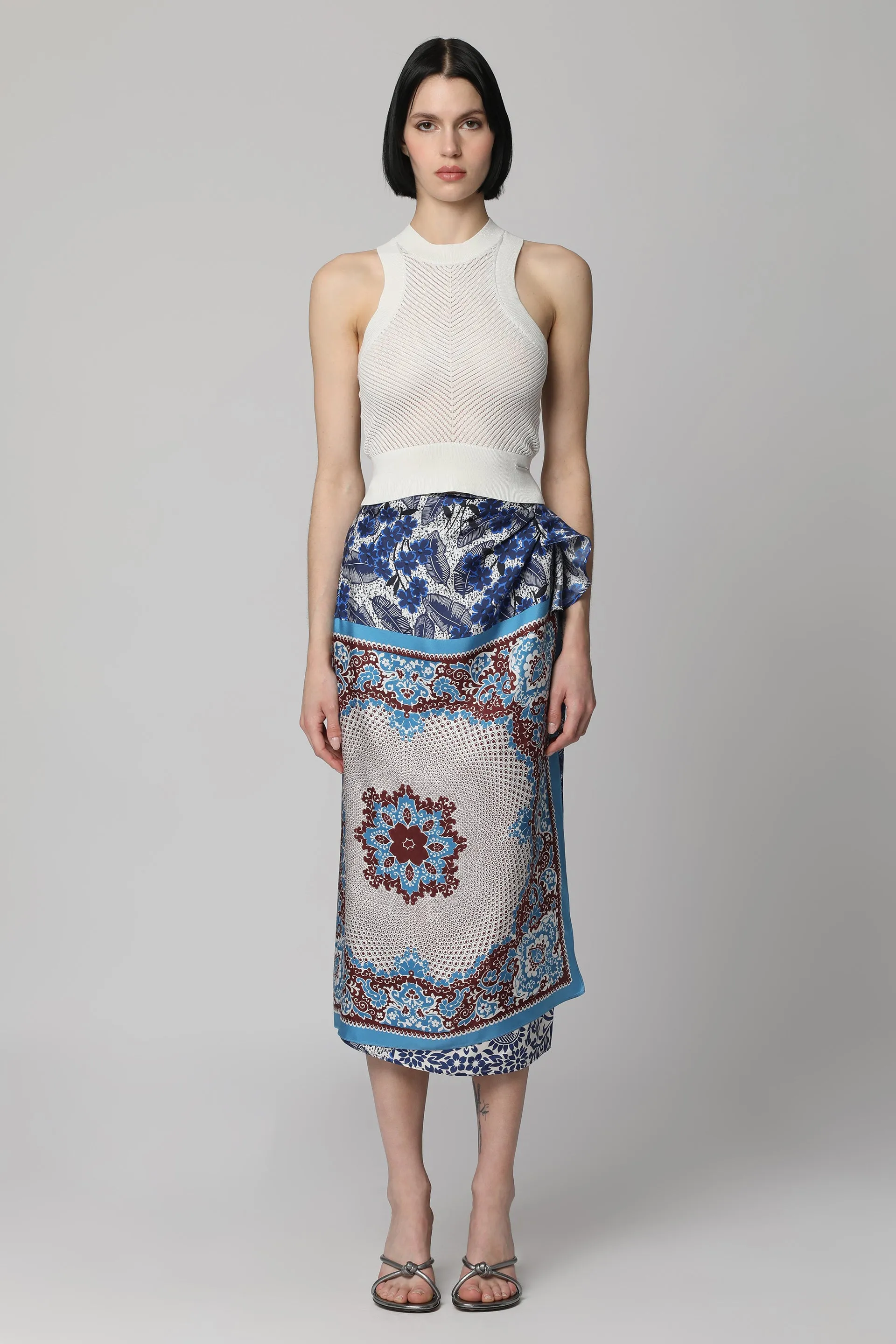 Knitted crop top