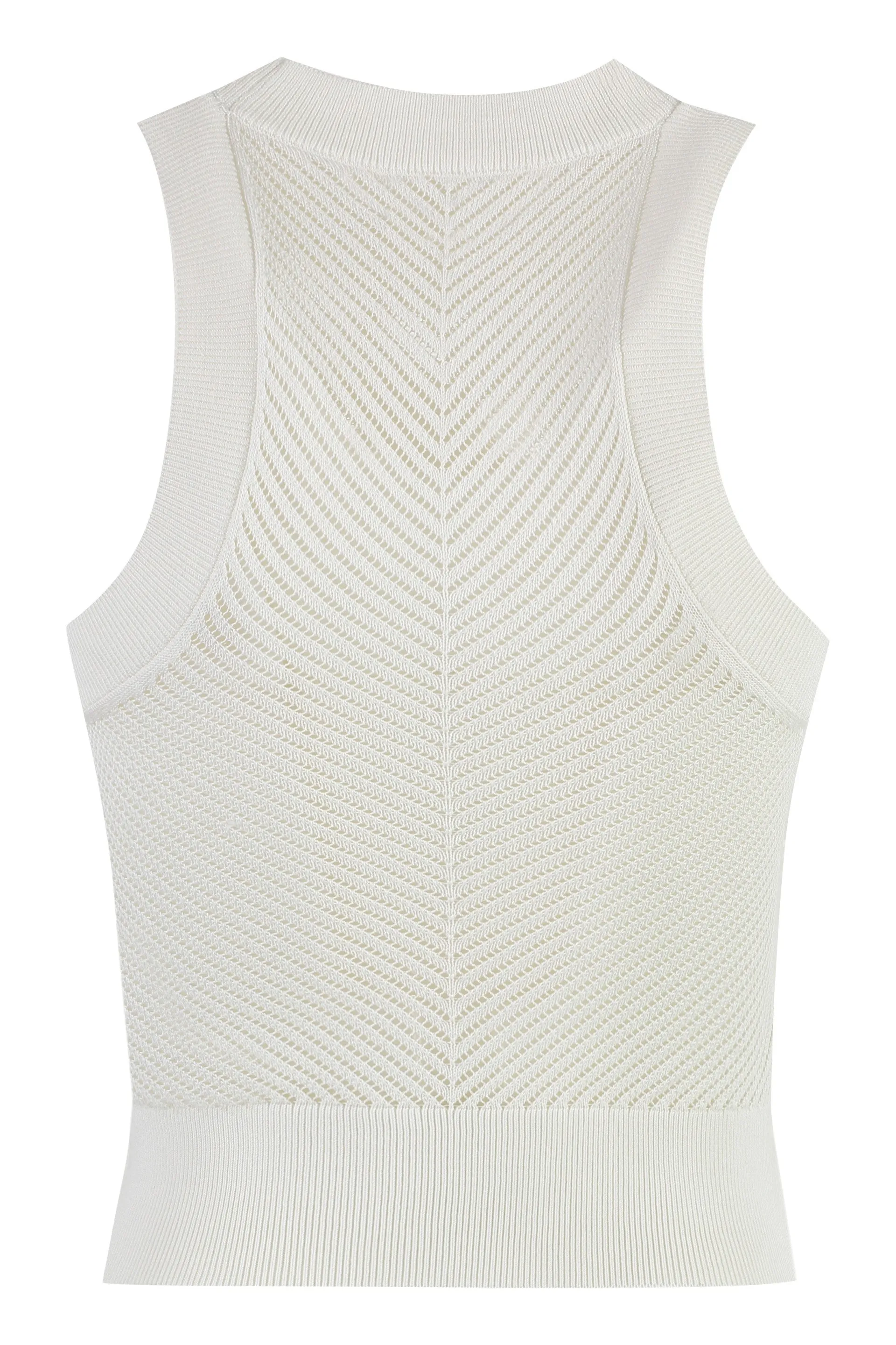 Knitted crop top