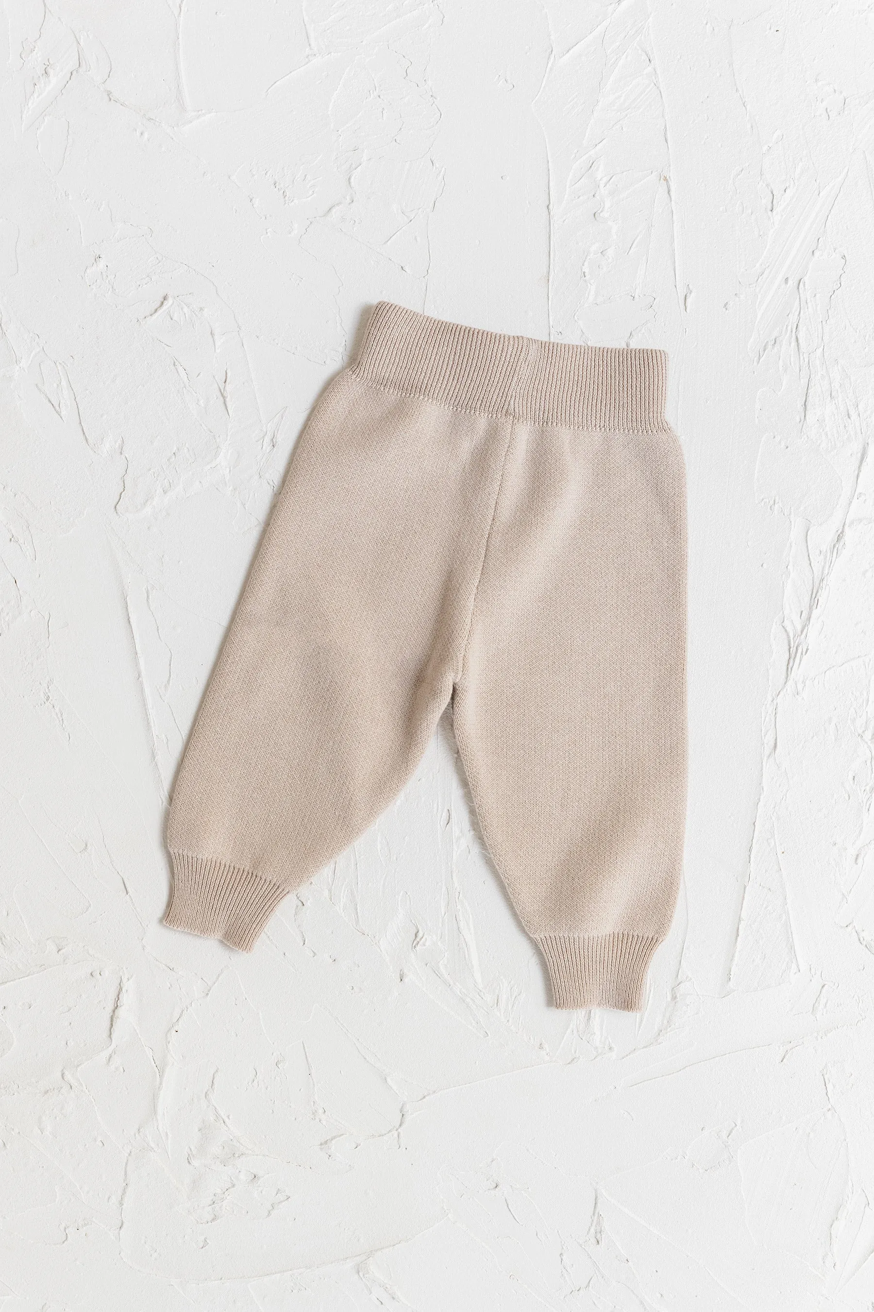 Knitted Pants - Beige